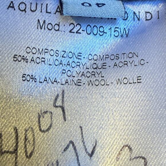 Aquilano Rimondi Italy Dress Black Gray Sz EU 40 Fits like a US 4 Long Sleeves - Picture 8 of 9